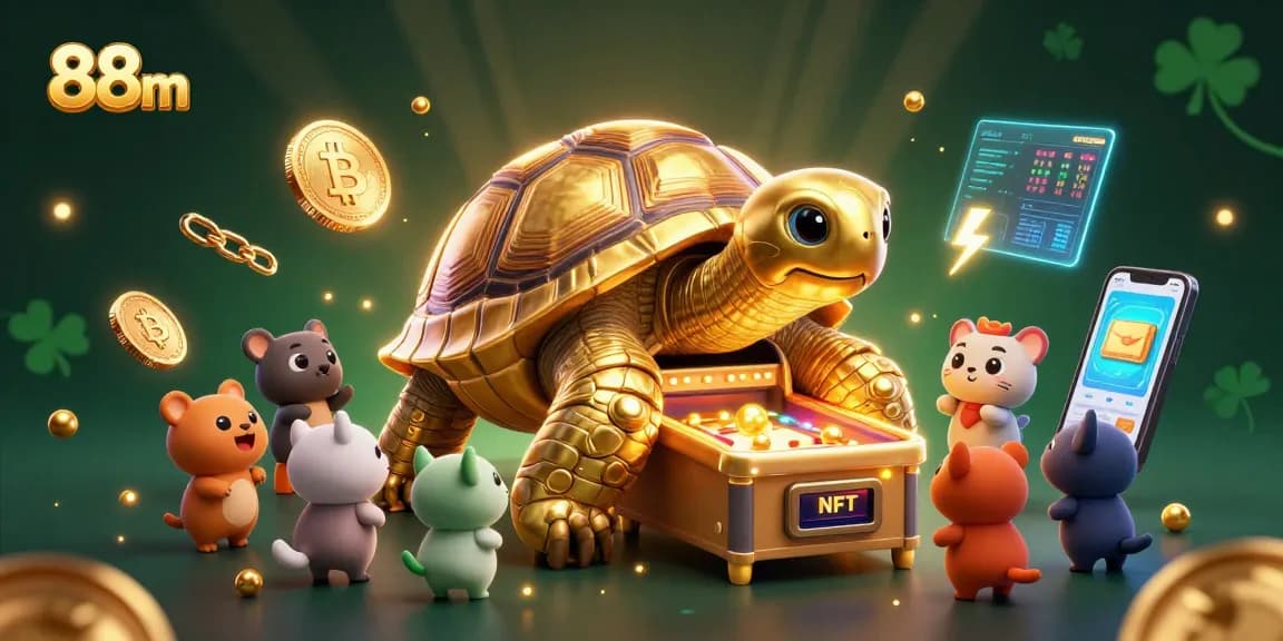 Engage in thrilling gameplay at 88m with a vibrant casino-themed illustration