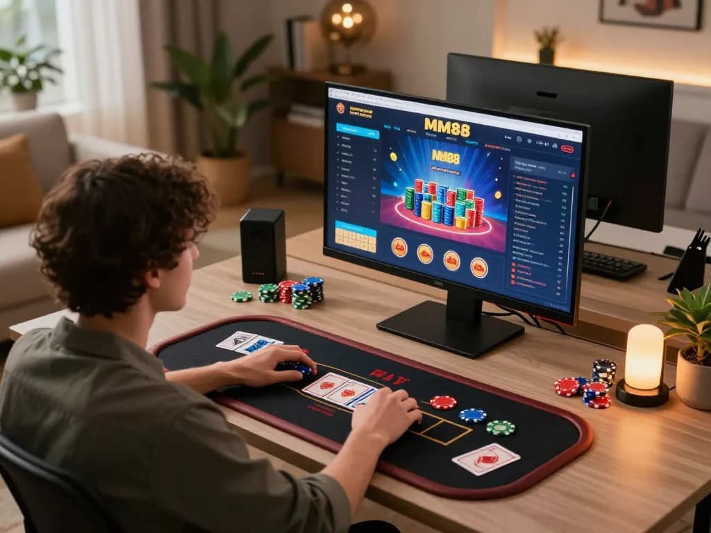 Engaging with MM88 online casino setup for strategic gameplay at home