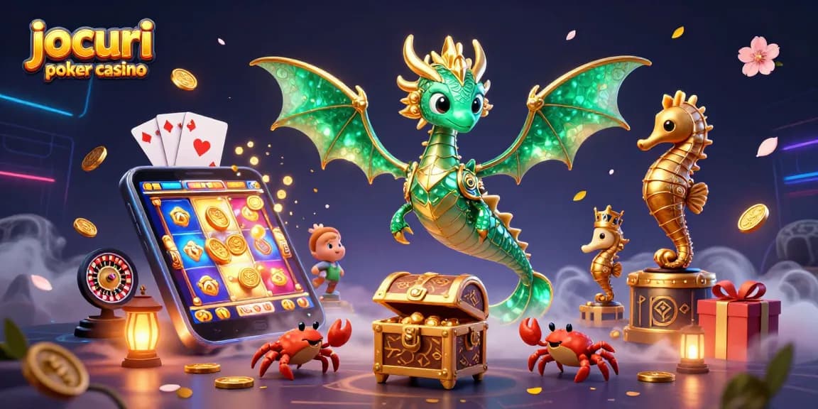 Joacă jocuri poker casino într-o lume plină de comori și distracție captivantă.