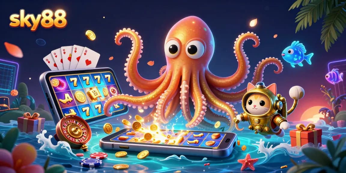 Engage with exciting slot adventures at sky88 with vibrant characters and game elements.