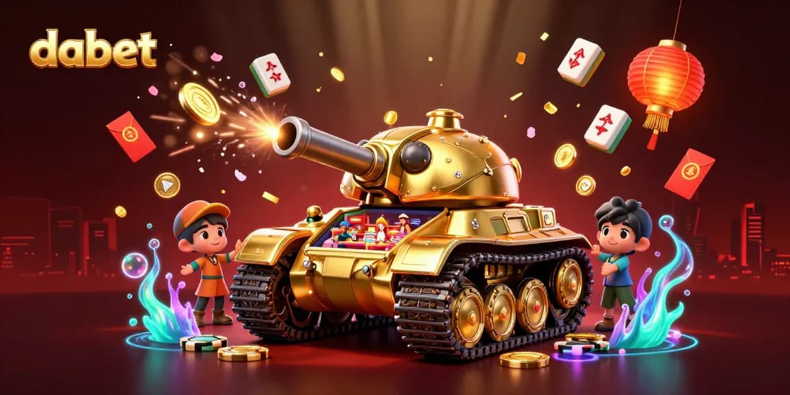 dabet brings the excitement of mini casinos with golden beetle tanks and vibrant gaming elements