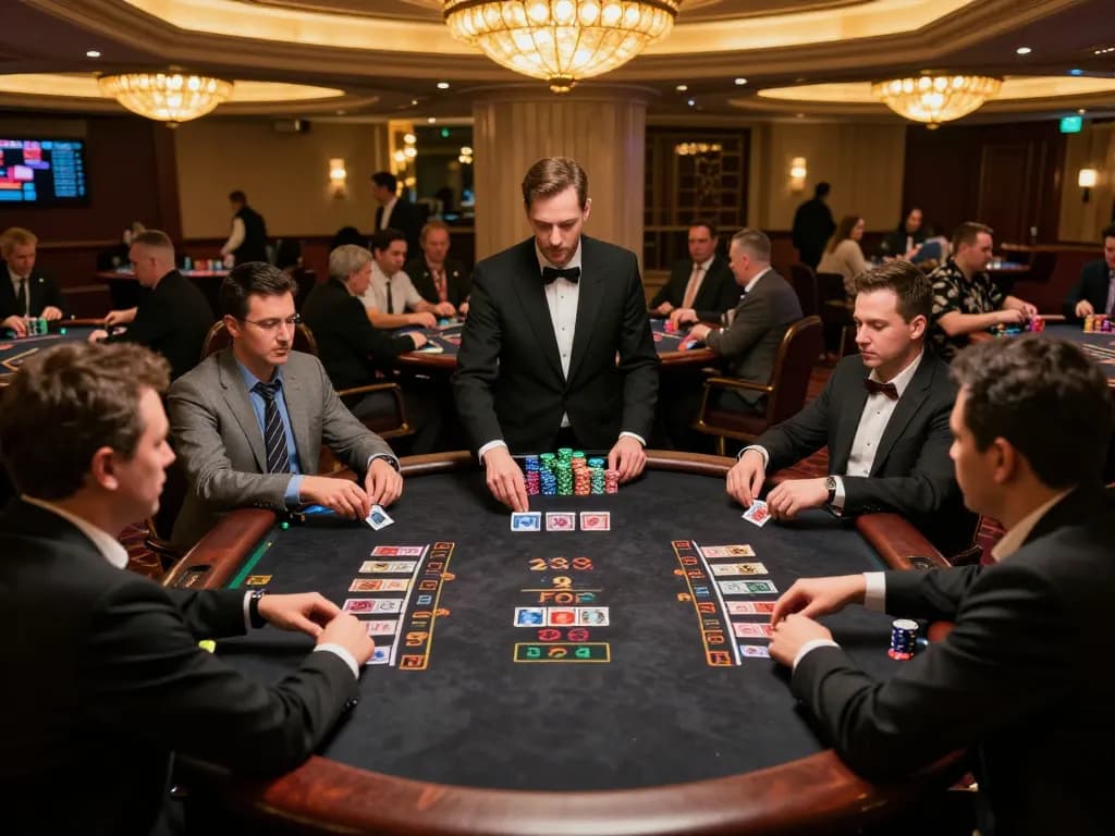 Players at donkeyotdenver engaged in a live dealer blackjack game with intense focus.