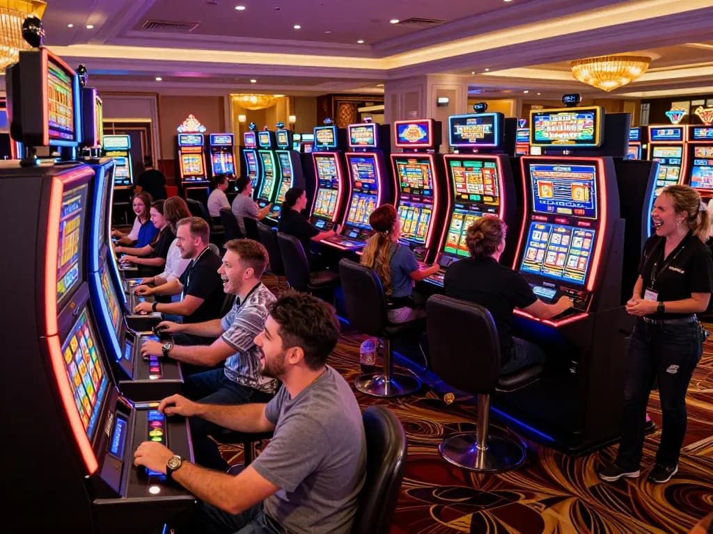 Experience vibrant slot machine gameplay at milkandhoneyclay casino, where excitement meets fun.