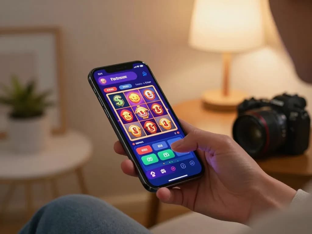 Engaging with the xx88 com mobile casino app for exciting slot gameplay at home.