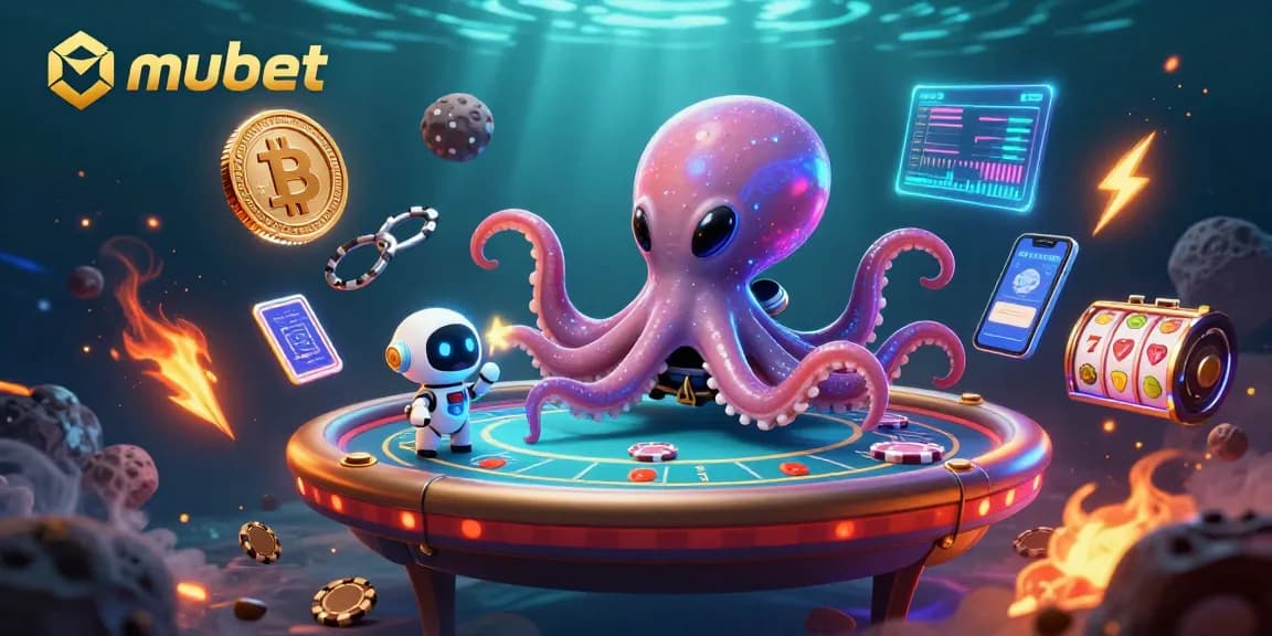 Engage with the thrilling mubet casino experience featuring a vibrant alien octopus and dynamic poker action.