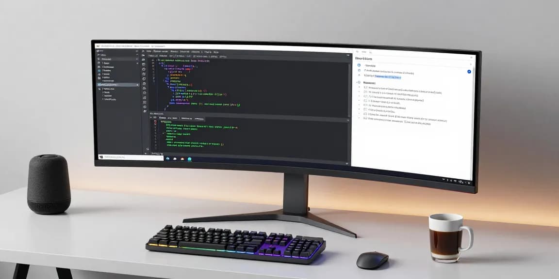 Thabet software development workspace showcasing code editing, enhanced with cloud computing tools.