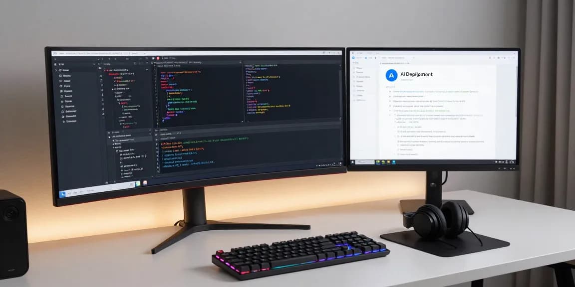 gi8ee software development workspace with advanced coding tools and cloud computing integration