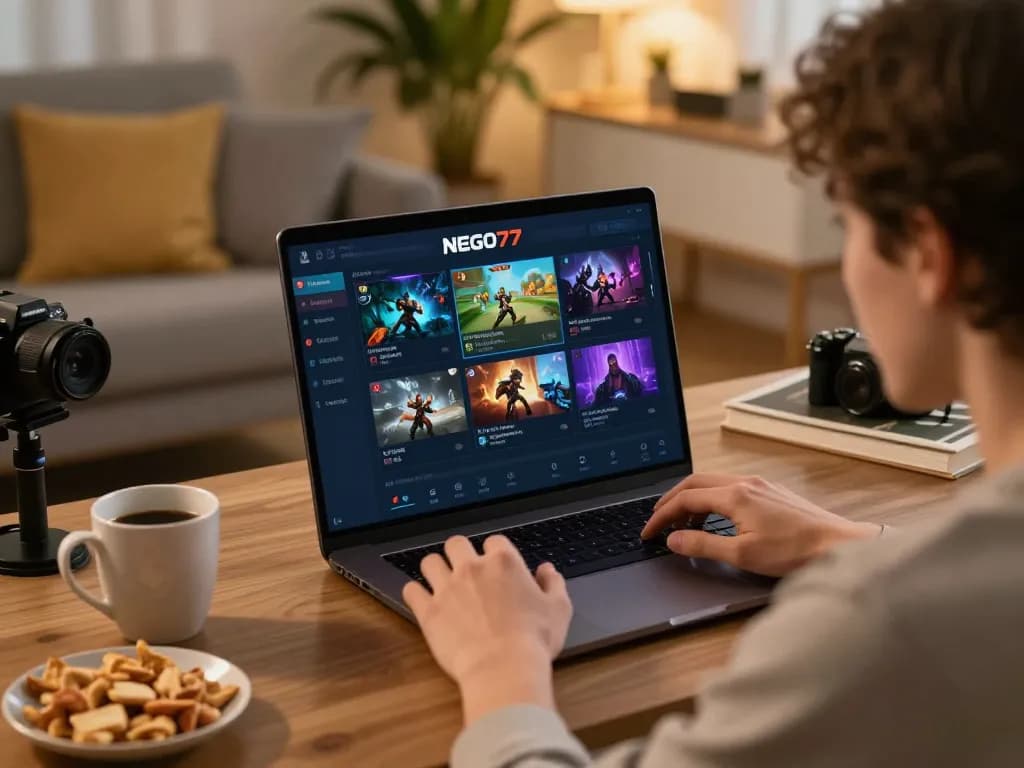 Engage in gaming excitement with nego77 login on your laptop at home for fantastic odds.