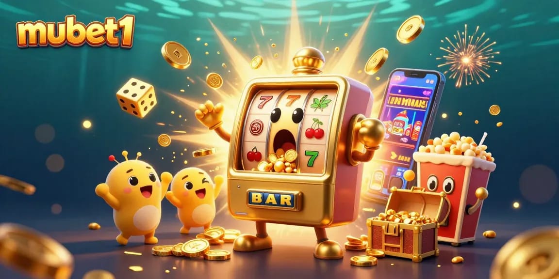 Experience the thrilling jackpots at mubet1 with vibrant slots and cheering machines.