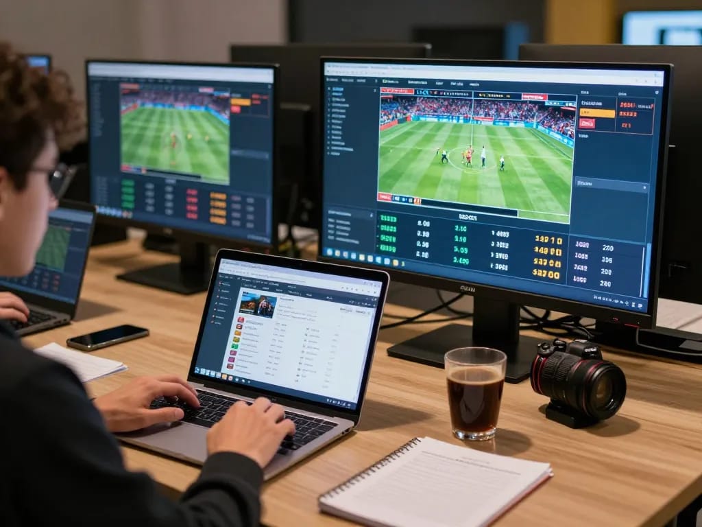 Engaging in sports betting during a live event, showcasing greenpeaceetplawsuit and strategic plans in a modern setup