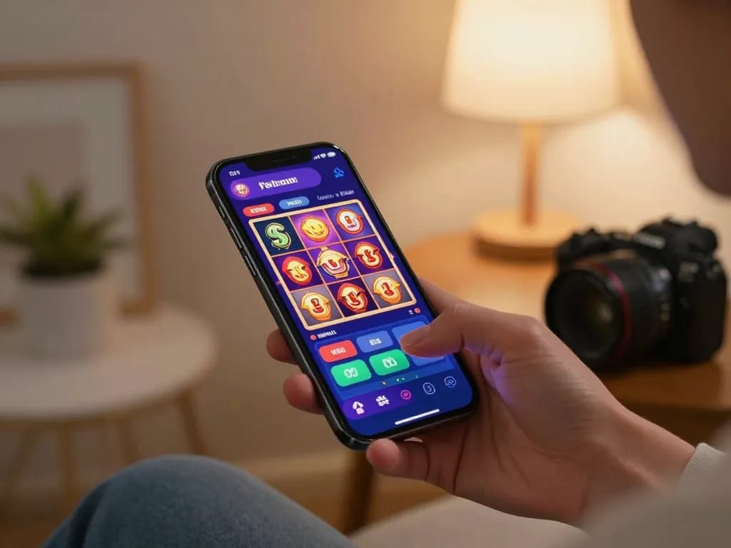 Engaging with the xx88 com mobile casino app for exciting slot gameplay at home.