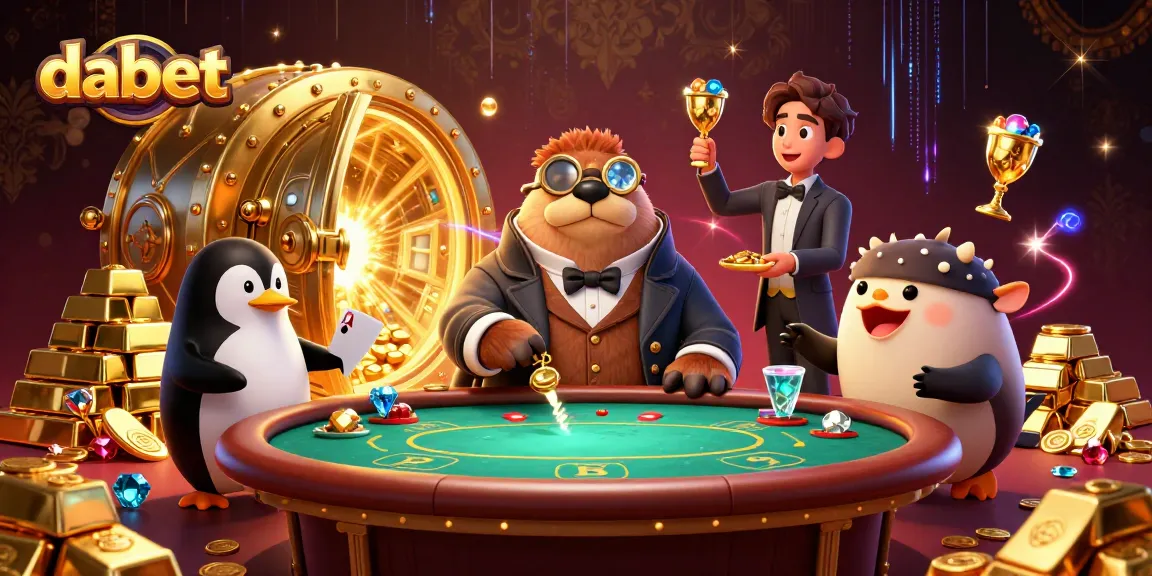 dabet showcases a lively underwater poker game with vibrant characters and treasure-filled ambiance.