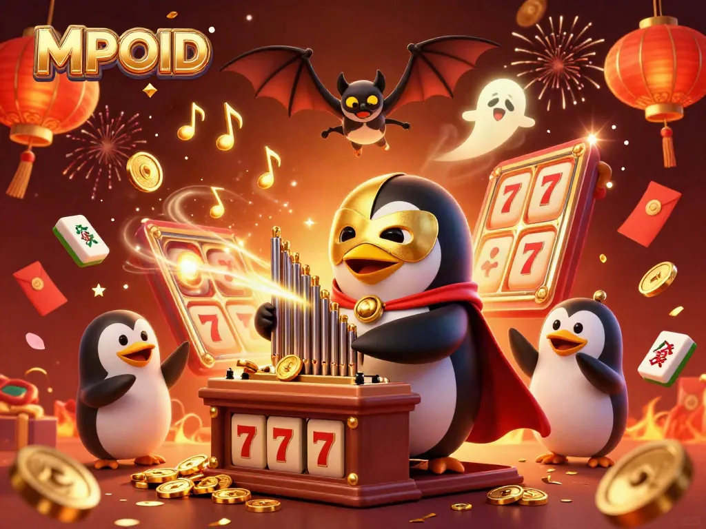 Join the fun at MPOID with vibrant casino characters celebrating wins!