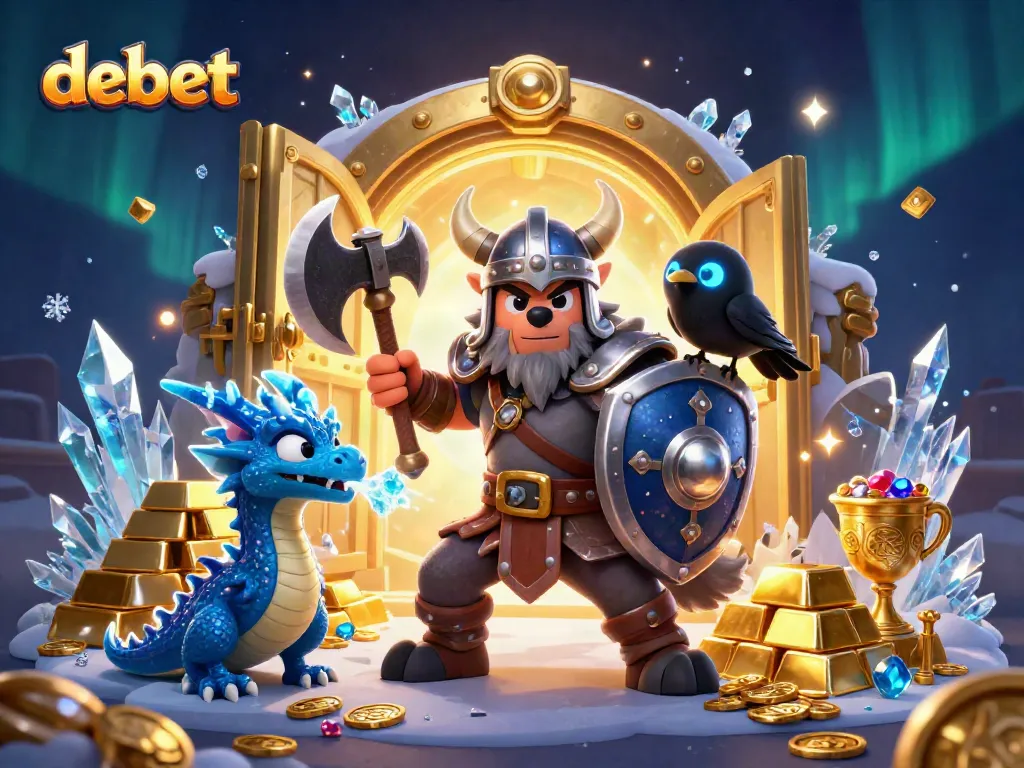 Engage with debet's world of fun, adventure, and gaming glory in this detailed illustration.