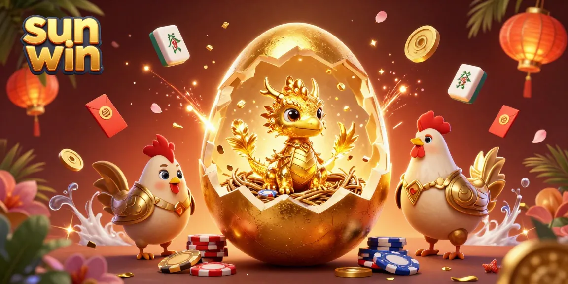 Experience thrilling wins at sun win with vibrant casino action and engaging gold-themed visuals.