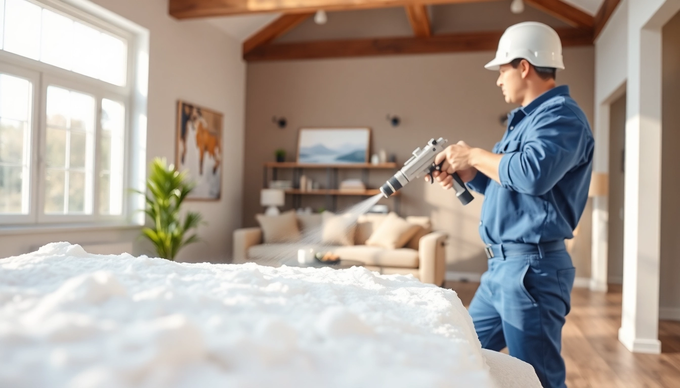Enhance your home with spray foam insulation advice demonstrating effective application techniques.