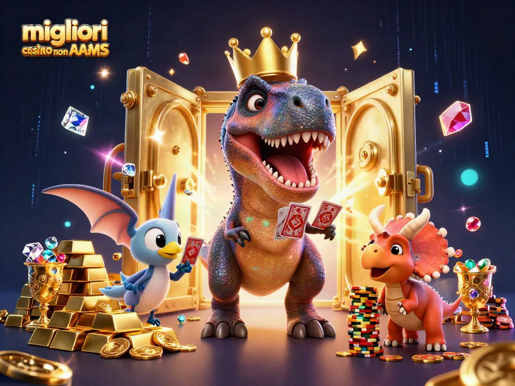 Giocatori nei migliori casino non AAMS vivono l'emozione delle carte e delle chips d'oro.