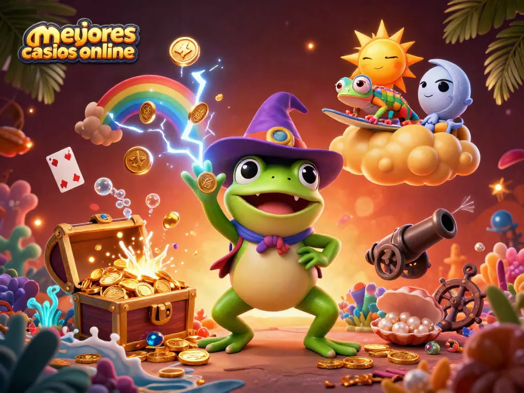 Disfruta y gana en los mejores casinos online con una lluvia de monedas doradas y diversión.