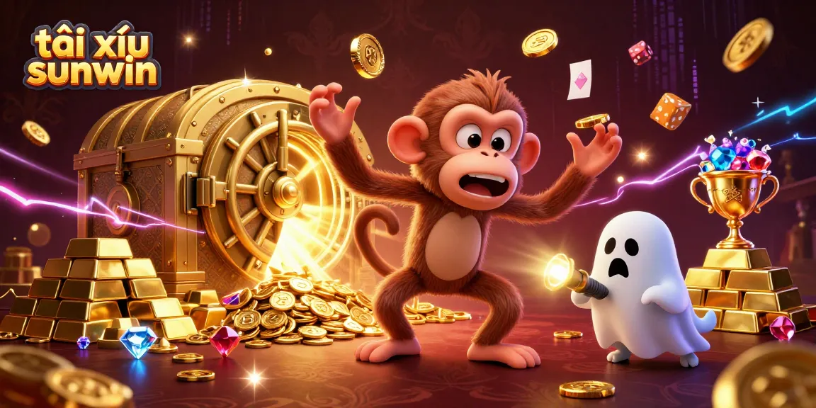 Engage in the thrilling gameplay of tài xỉu sunwin within a captivating haunted casino setting.
