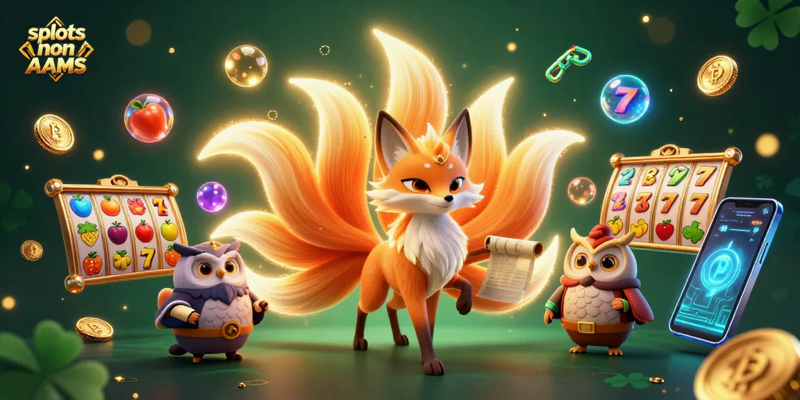 Gioca alle slots non AAMS mentre la fortunata volpe a nove code illumina l'atmosfera.
