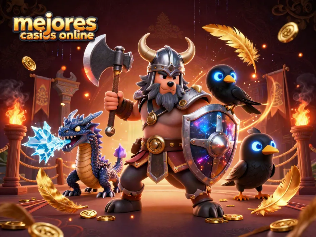 Disfruta de los mejores casinos online con una escena vibrante y personajes icónicos que traen la emoción del juego.