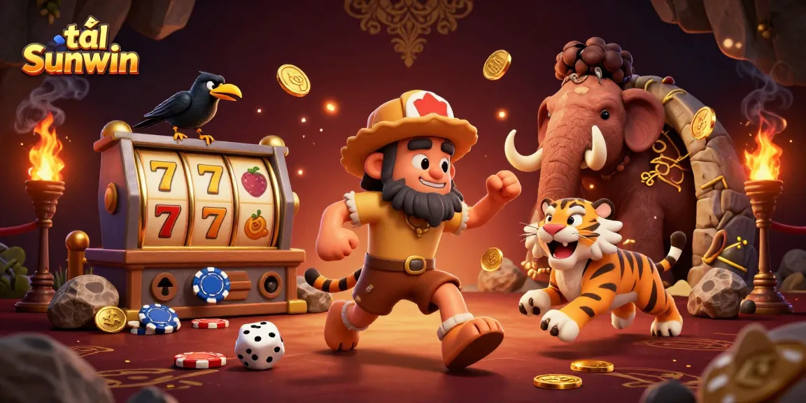 Bet on excitement as tải Sunwin brings a prehistoric casino with vibrant slot reels and dynamic characters.