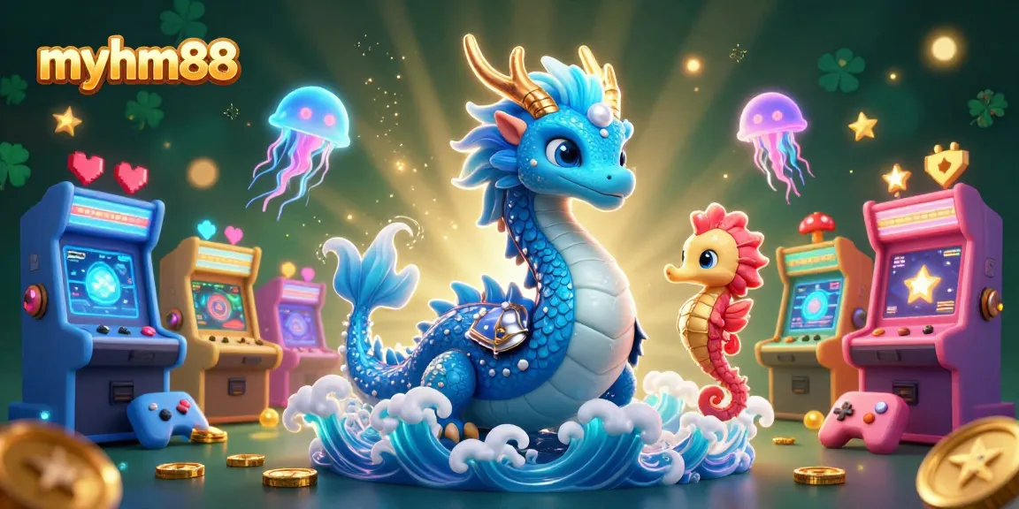 Engage with exciting myhm88 gaming action featuring vibrant characters and casino elements.