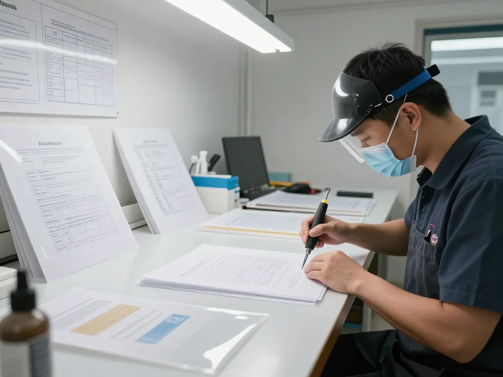 bóc plastic restoration process with expert technician in modern workshop