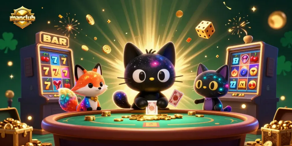 Engage in thrilling action with manclub featuring captivating casino elements.