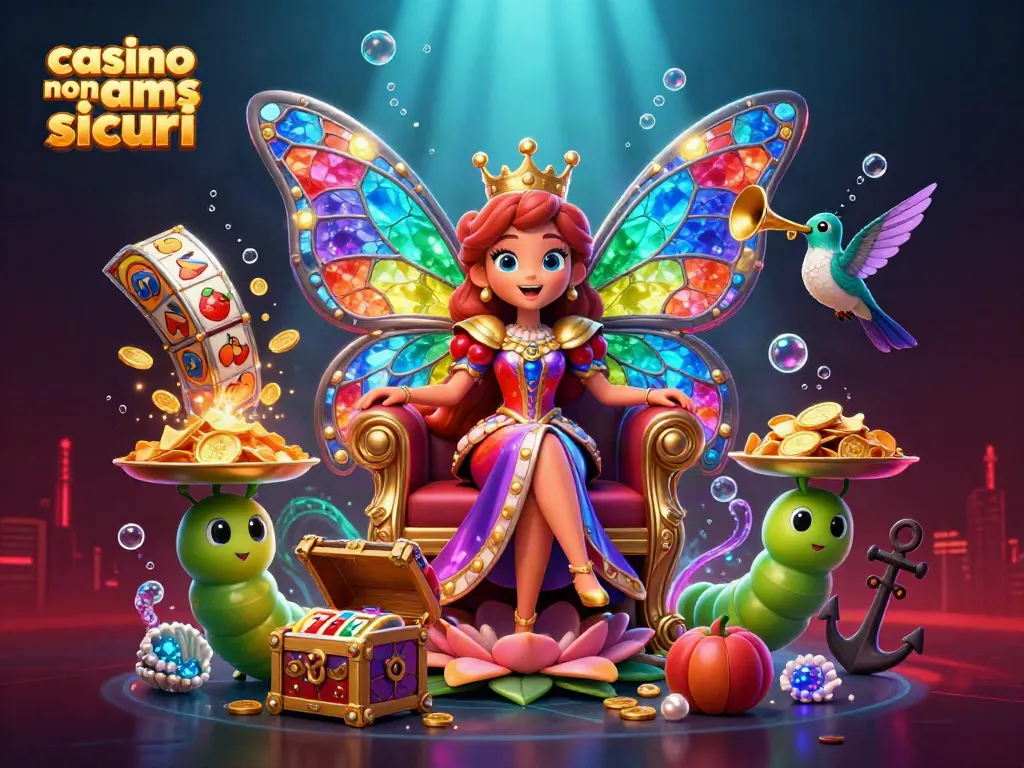 Gioca nei migliori casinò non AAMS sicuri con l'illustrazione vivace e ricca di dettagli.
