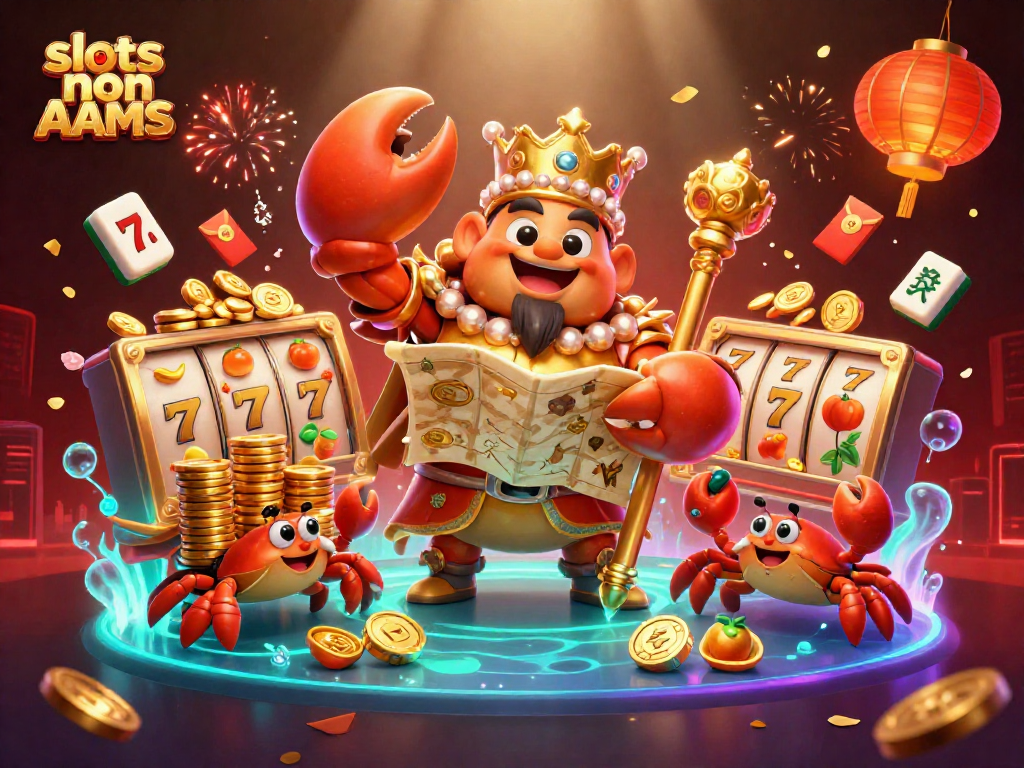 Gioca alle slot non AAMS con il granchio imperatore e i suoi servitori nel mondo del gioco d'azzardo.