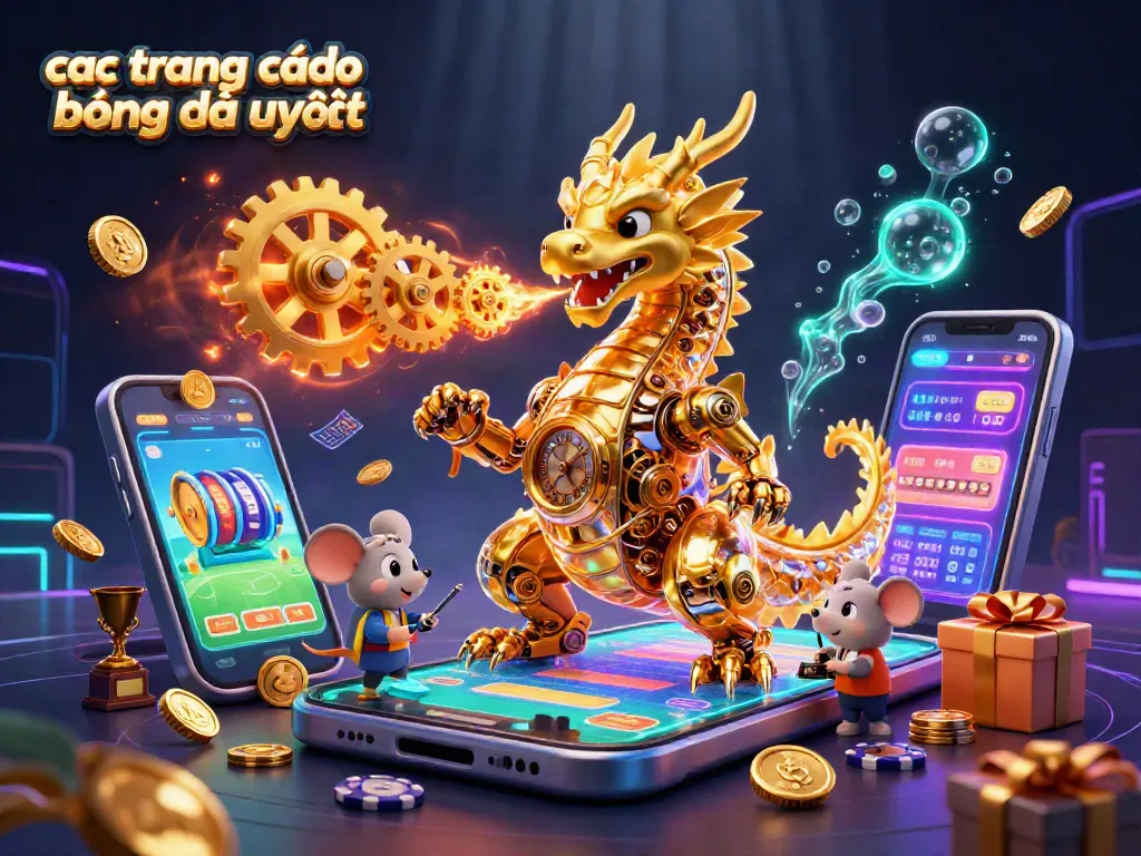 Các trang cá độ bóng đá uy tín với rồng vàng cơ khí và mouse kỹ sư đang bảo trì, mang đến trải nghiệm đáng tin cậy