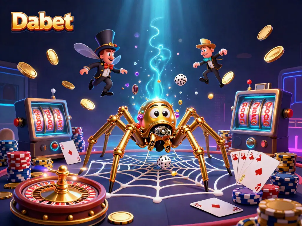 Dabet offers dynamic gaming experiences with a captivating steampunk design and lively casino atmosphere.