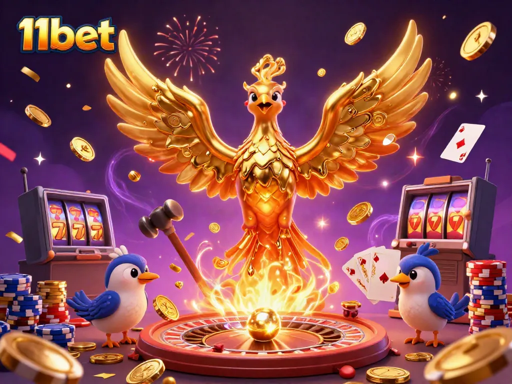 Win big with thrilling 11bet casino games, featuring dynamic characters and golden treasures.