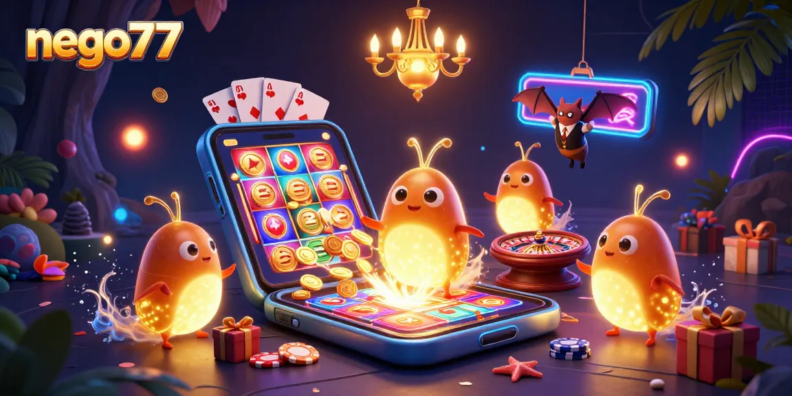 Experience thrilling gameplay at nego77 with vibrant slot games and exciting casino elements.