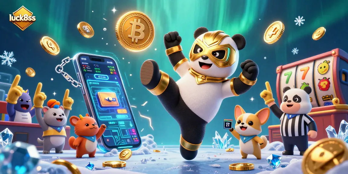 Engage in luck8ss with a thrilling kick-off of animated casino magic featuring crypto elements.