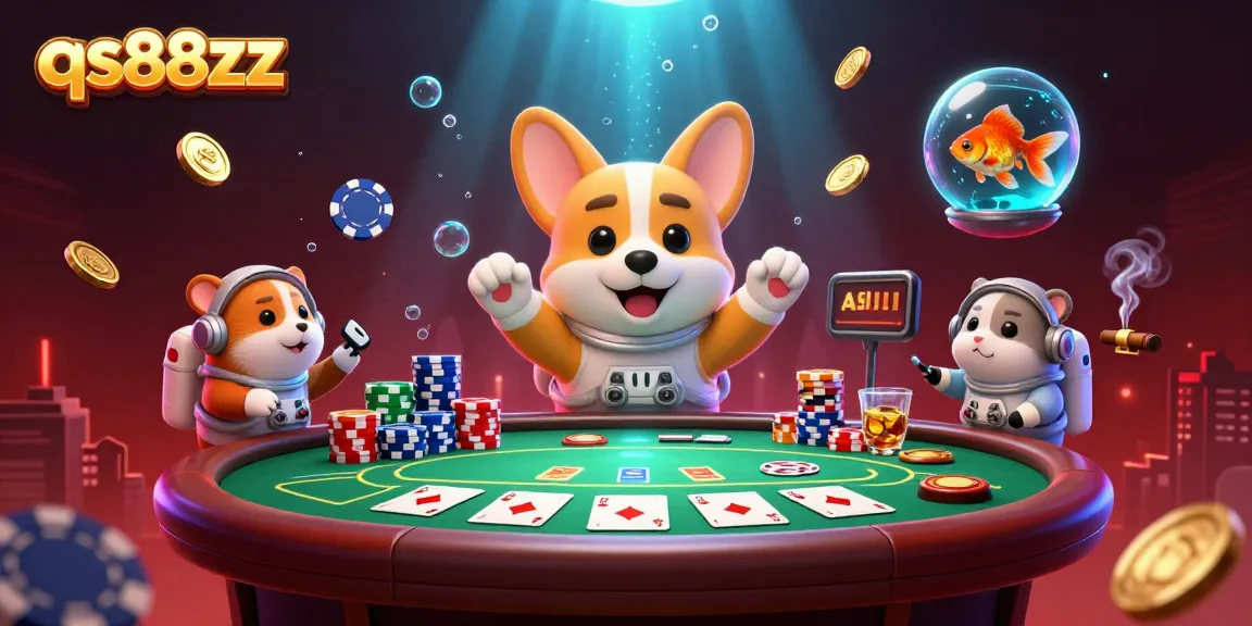 Experience high-stakes action with qs88zz in a vivid space station casino setting.