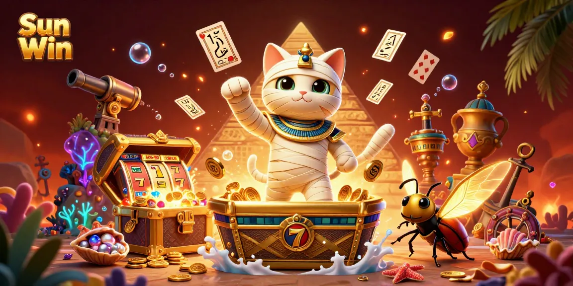 Engage with Sun Win, a thrilling gaming experience featuring dynamic casino visuals and ancient Egyptian themes.