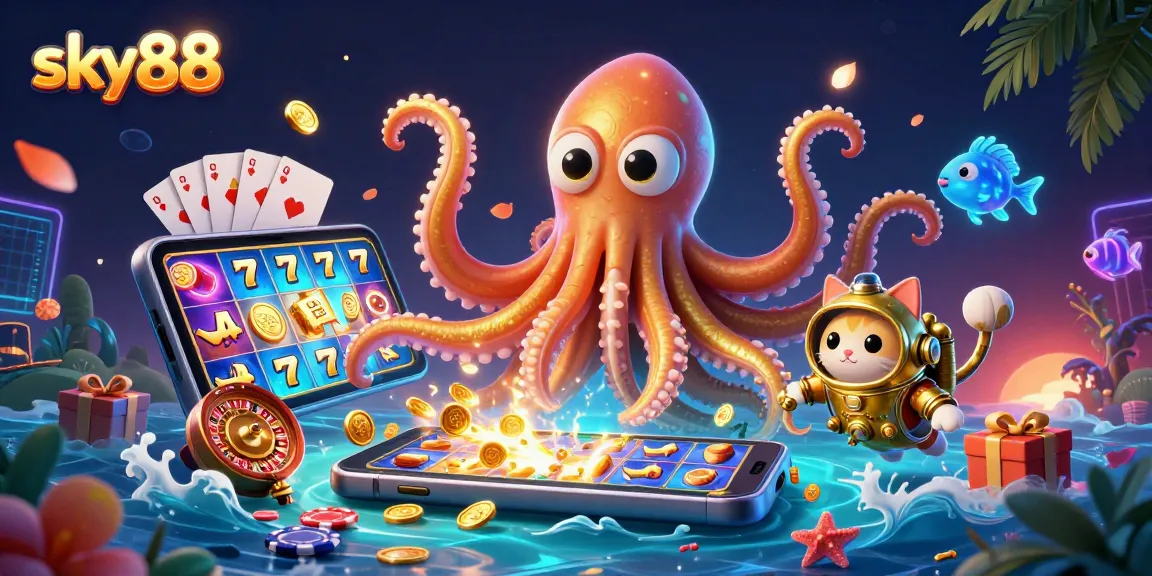 Engage with exciting slot adventures at sky88 with vibrant characters and game elements.