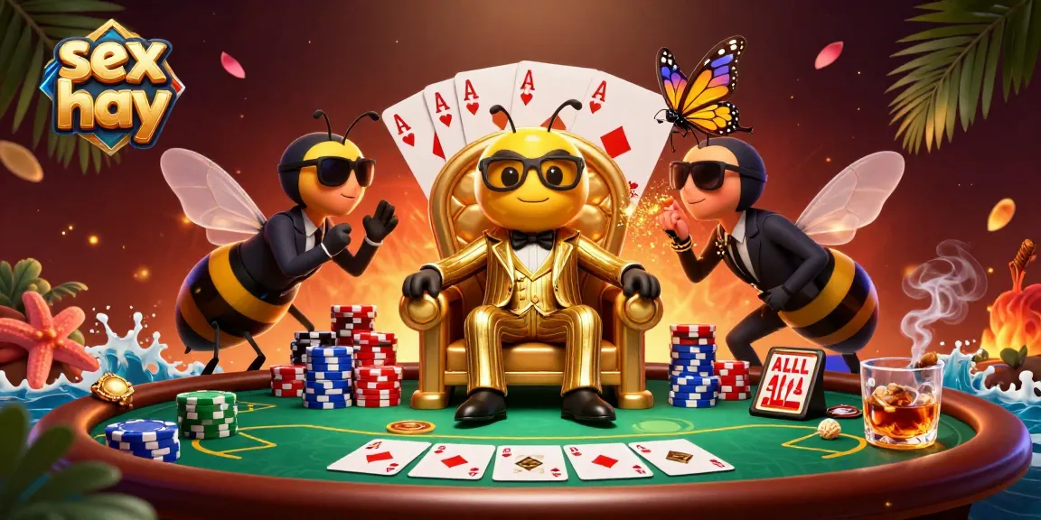 Experience the thrilling sex hay atmosphere with a cartoon mob boss and poker scene.