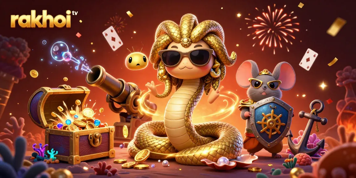 Experience thrilling moments at rakhoi tv with vibrant 3D illustration featuring engaging casino elements.